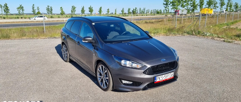 Ford Focus cena 41900 przebieg: 172550, rok produkcji 2017 z Kościan małe 407